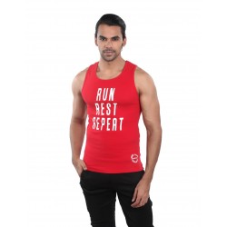 Invincible Mens Run Rest Repeat Tank Top